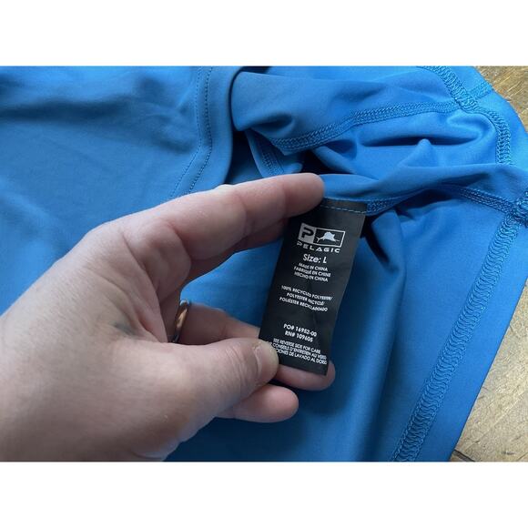 Pelagic Exo Tech Solid Performance Fishing Hoodie Gray Size L - Picture 13 of 14